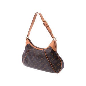 Louis Vuitton Thames Bag Monogram Brown Leather Shoulder